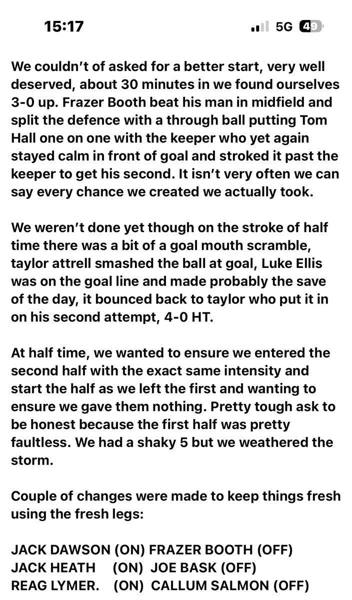 The Foxley FC tweet media