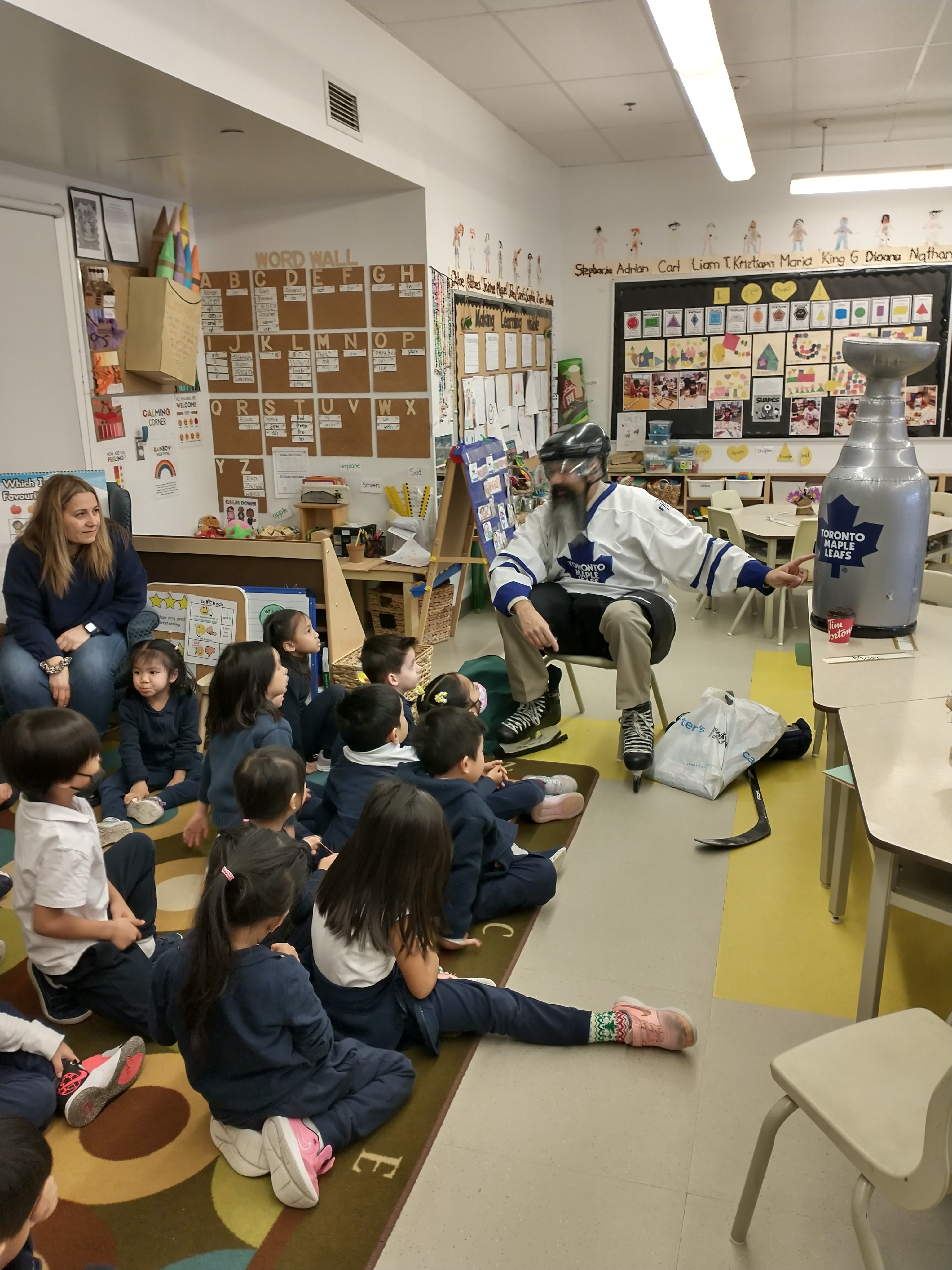 St. Paschal Baylon on Twitter "RT NannypardoCa Mr Hockey visited our