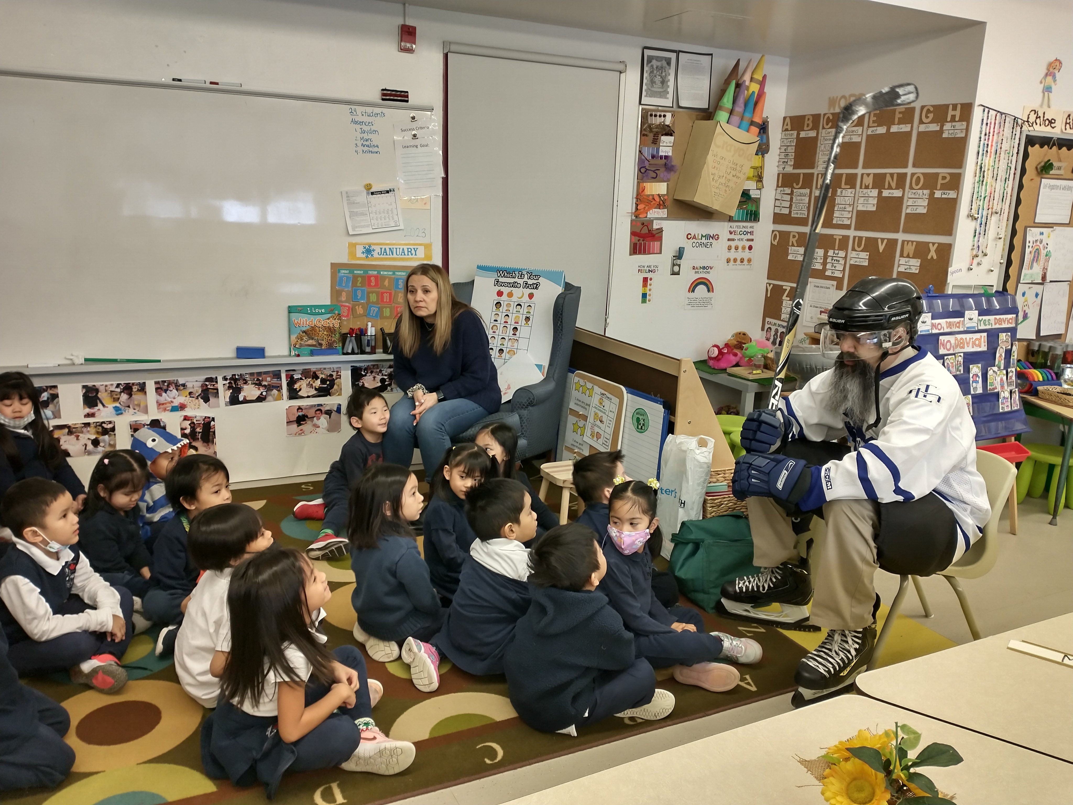 St. Paschal Baylon on Twitter "RT NannypardoCa Mr Hockey visited our