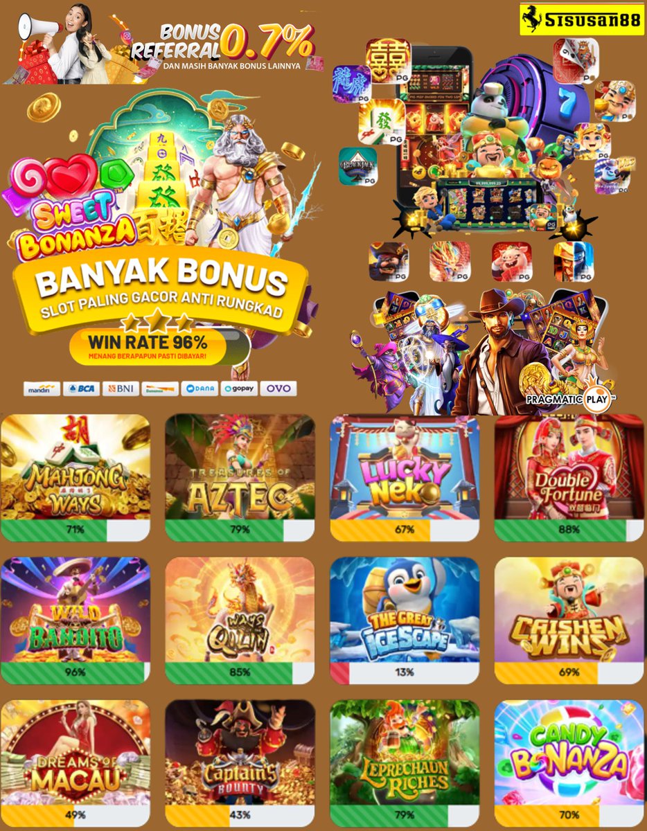 sisusan_c's tweet photo. slotgacor_sisusan88
Coming soon guys🔥🔥🔥
✅new member 50%
✅pulsa tanpa potongan
✅next depo 10%
✅pola anti rungkad
➡️ https://t.co/kur8HNV1pC
Bisa registrasi sendiri yah say😘
#pecintaslot#slot#pgsoft#slotmania
#sbo#sbobet#casino#togel#slotonline https://t.co/CtHXG7hriU