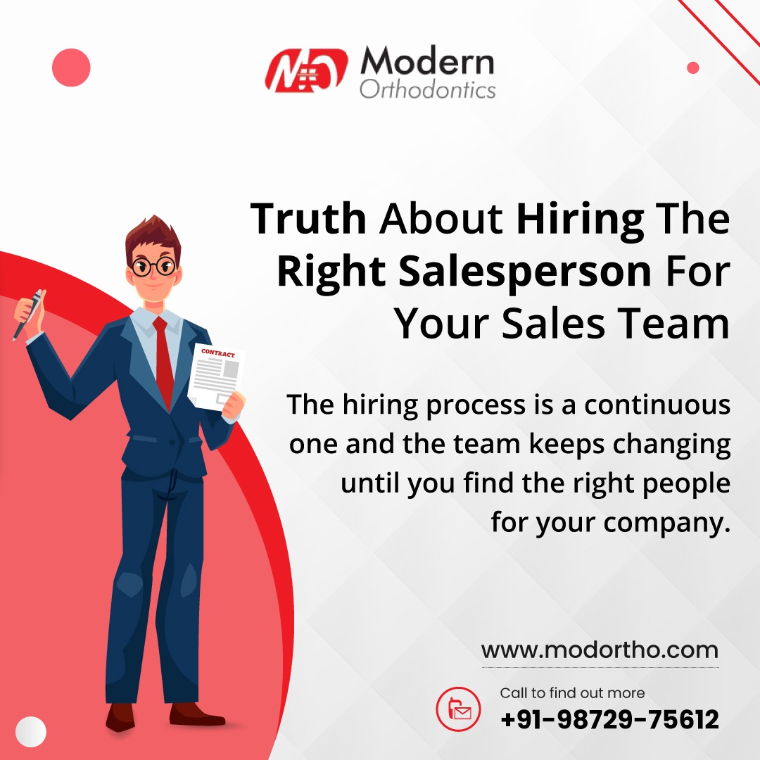 ModOrtho's tweet image. Looking to enhance your company sales? Hire a salesperson they say. 

Here is how! 

#modortho #salesperson #sales #tips #modernorthodontics #modortholudhiana #orthodonticproducts #hiresalesperson