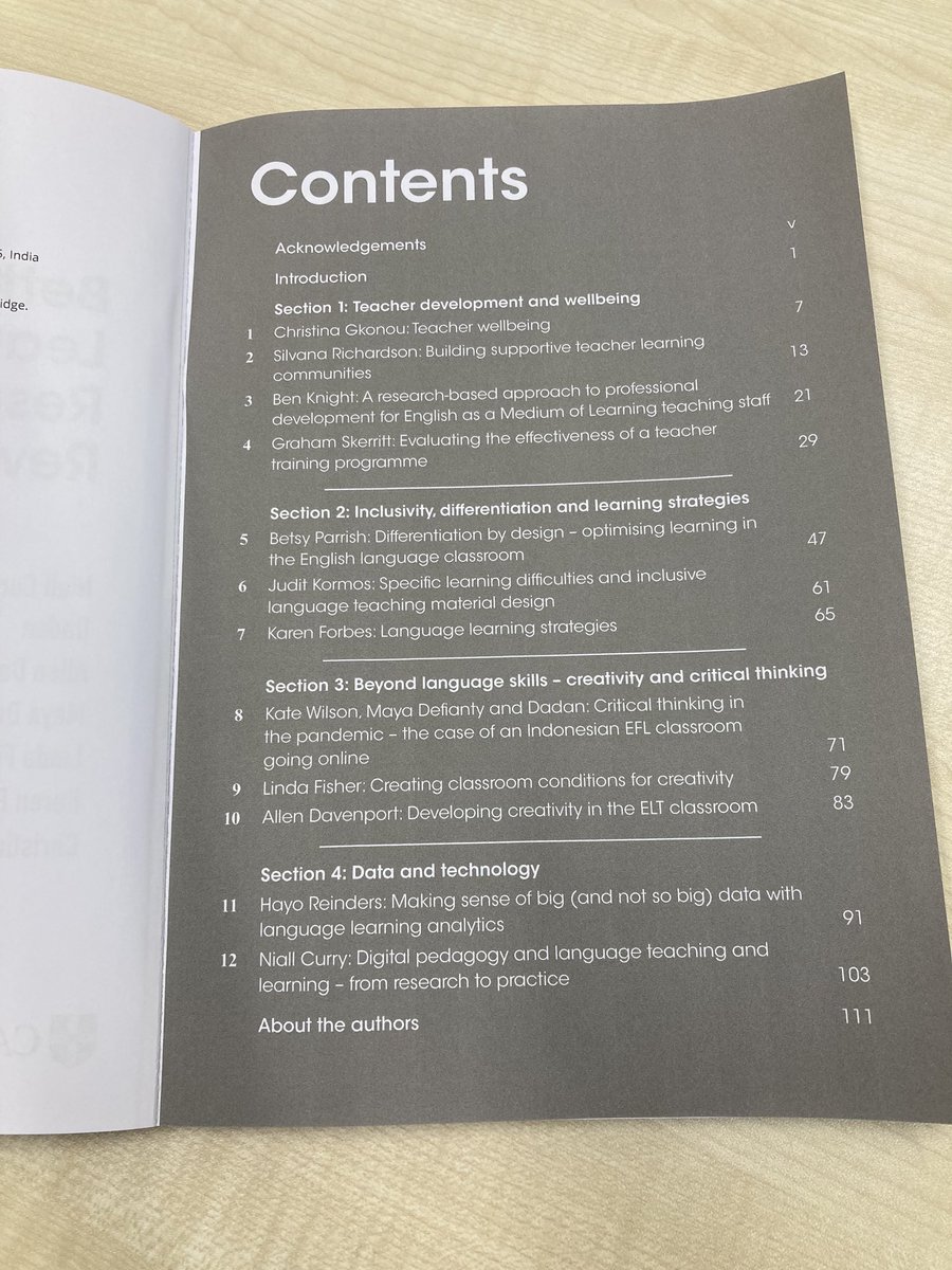 Great to see this come out! Thanks so much ⁦<a href="/PeterWatkinsELT/">Dr Peter Watkins</a>⁩ for the opportunity to contribute 😀