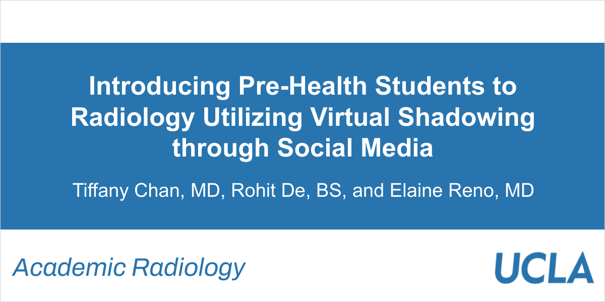 UCLA Radiology on Twitter "Here's why virtual shadowing on 
