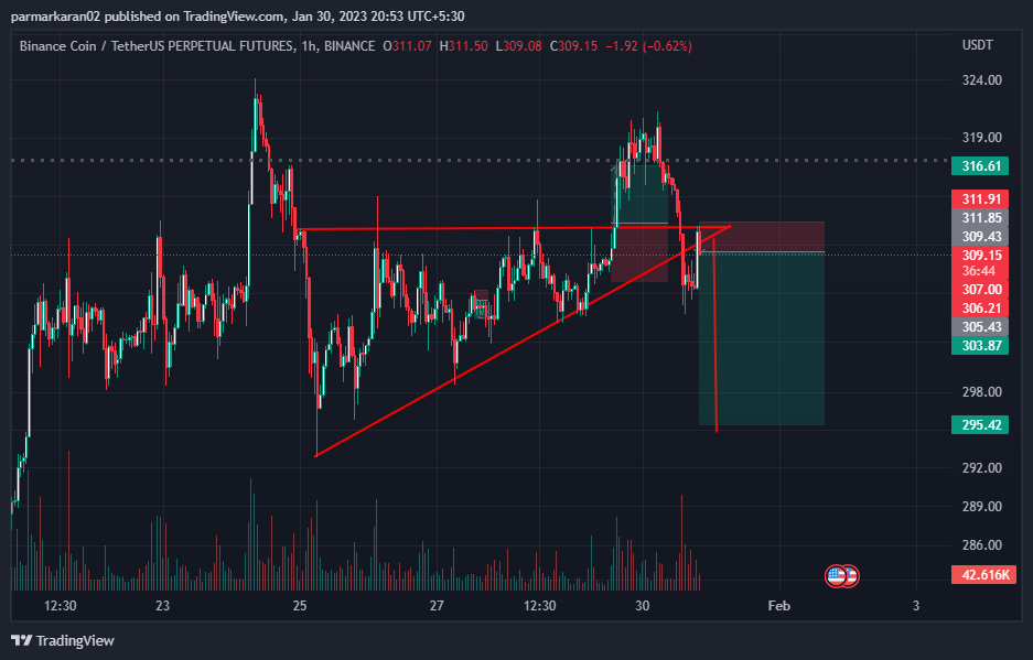 karanp02's tweet photo. $BNB looking bearish, might fall from here 📊
#Bitcoin 
#Binance #cryptocurrency https://t.co/IxTjWHmTBp
