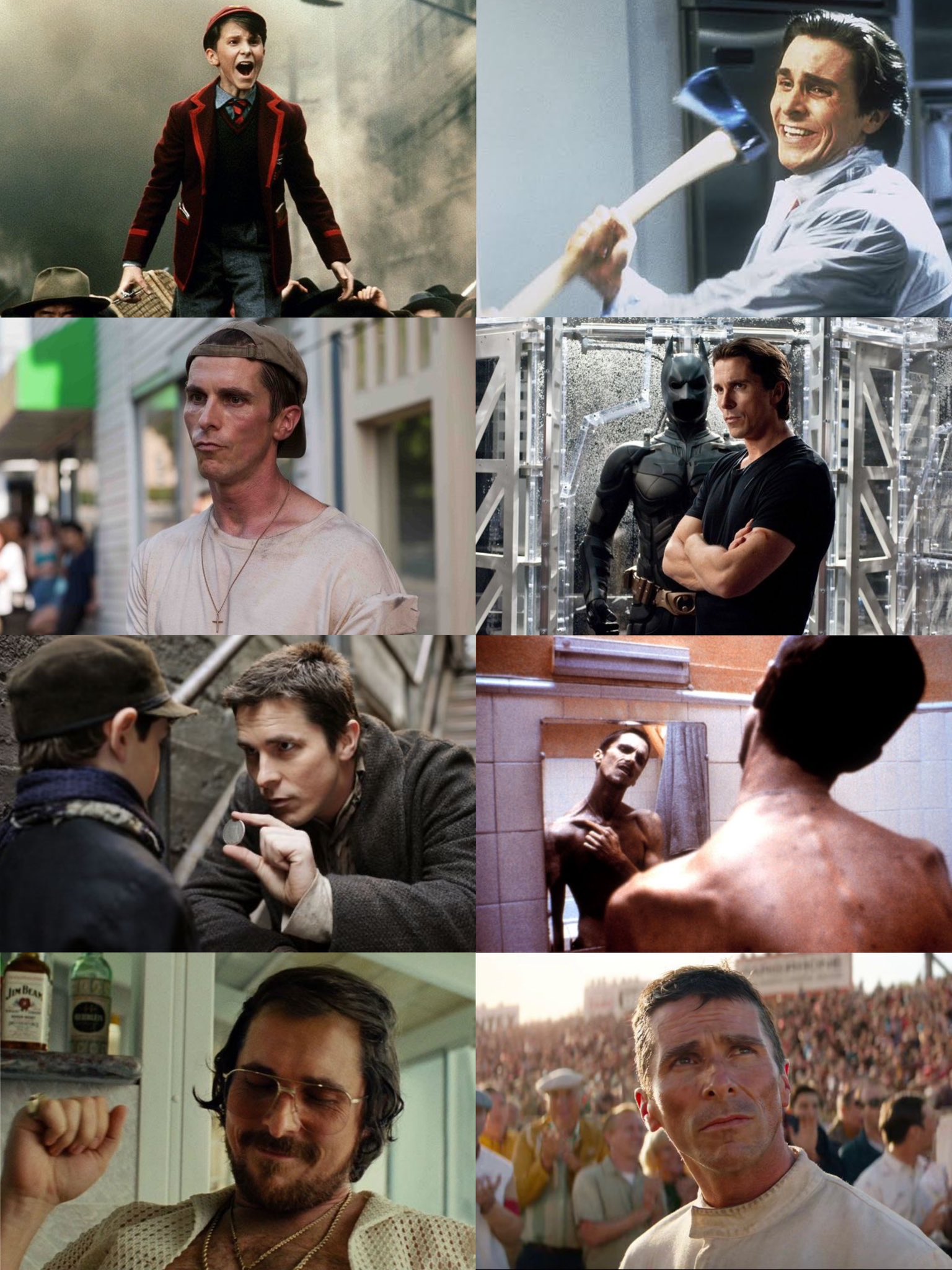 Happy 49th birthday to the man of many faces, Christian Bale! 