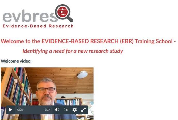 **Last chance for a free online EBR course** Enrol now for @evbres “EVIDENCE-BASED RESEARCH (EBR) Training School – Identifying a need for a new research study”, to be held asynchronously online: bibsys.instructure.com/enroll/P4RXDR More info: evbres.eu/training-schoo…