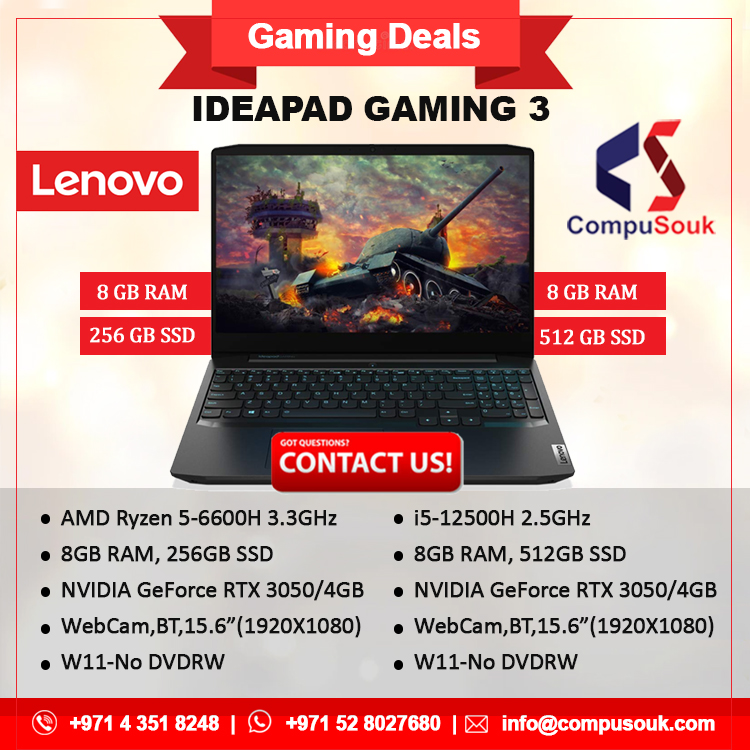 CompuSouk's tweet photo. Best Gaming Deals Ever!
We have best deals on Gaming Laptops - Lenovo IdeaPad Gaming 3
Contact Us
https://t.co/4B4UKDUPdr
#compusouk #lenovo #gaming #gaminglaptop #computerwholesale #computerdealer #wholesaledeal #Ideapad https://t.co/XSKkERoh6I