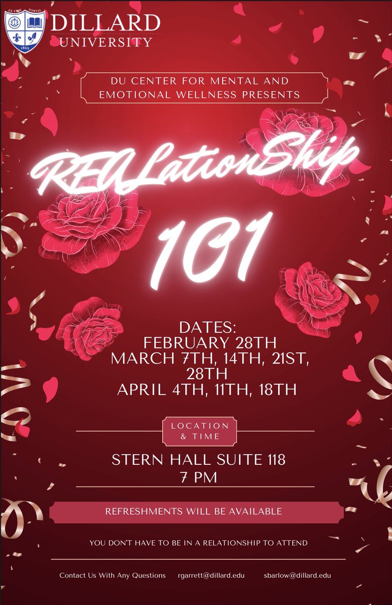 The REALationSHIP 101 group will be back on February 28th!