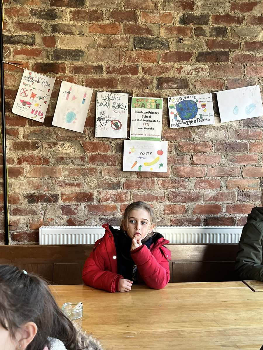 BurnhopePrimary's tweet photo. Waste Warriors visited Re-f-use in Chester-le-street today. We learned all about how they are working to reduce food waste. https://t.co/RFVHUy8knW