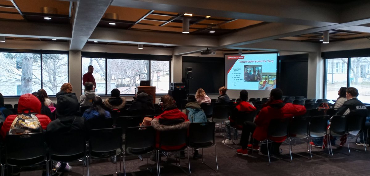 KFitzpatric's tweet photo. KCPS scholars attending the THRIVE field trip at UCM Warrensburg. @kcpublicschools https://t.co/vqal3CO5BQ