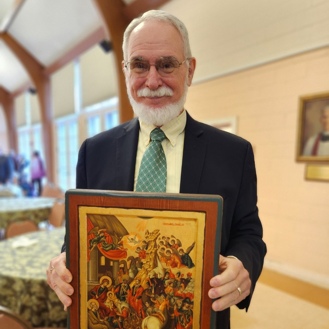 Congratulations to Richard Goldhor, the 2023 recipient of the Icon of the Manifestation of the Magi! Each year at our Annual Meeting, the icon is given to a parishioner who has embodied the best of who we are — an icon of God’s love. Rich, thanks for your leadership and service!