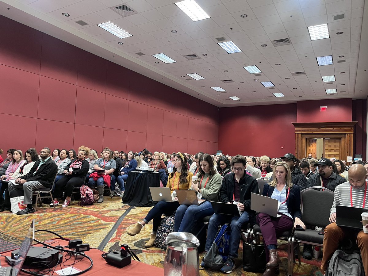 JRushing223's tweet photo. @sambattleson has a full house for her session, Engaging Digital Scanvenger Hunts, this morning!! #TCEA23  @DISDTechnology https://t.co/kvpqCSyFXj