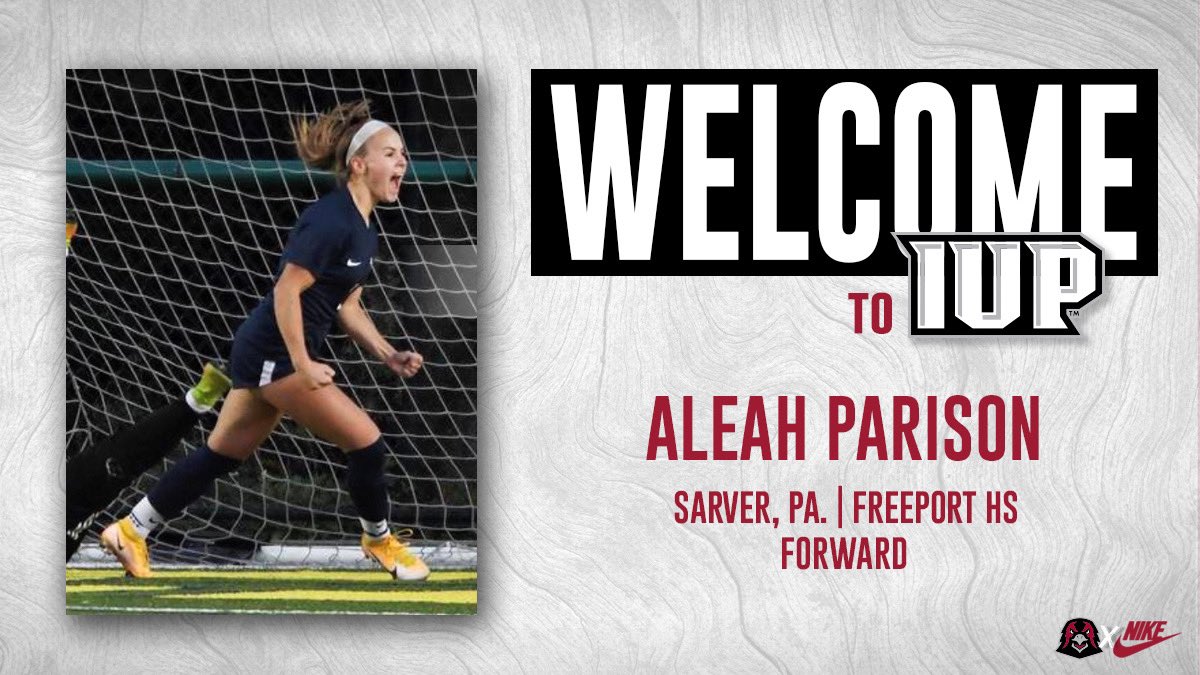 IUPsoccer's tweet photo. 𝙊𝙛𝙛𝙞𝙘𝙖𝙡 ✍️

Excited to welcome Aleah Parison to our program! 

#TalonsUp https://t.co/R1d3b81NHk