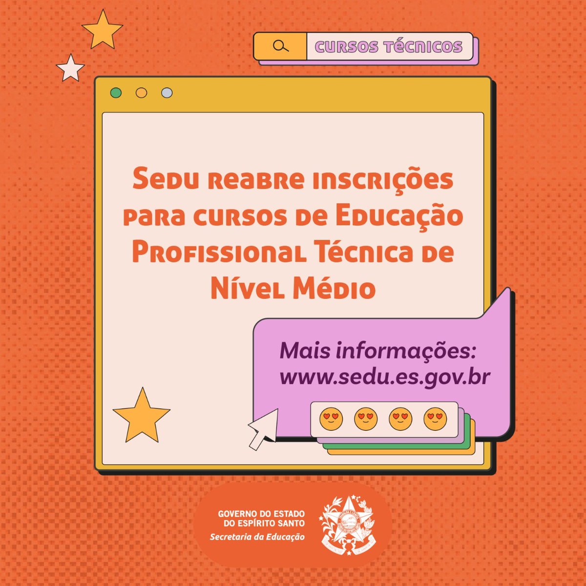 andrea_guzzo's tweet photo. Estão abertas as inscrições para o processo seletivo de cursos de Educação Profissional Técnica de Nível Médio, na forma concomitante. Os interessados devem fazer a inscrição por meio do sit https://t.co/Tnxta2tayy, até o dia 26 de fevereiro. O início das aulas será no dia 20/03. https://t.co/YgXNPtTH4T