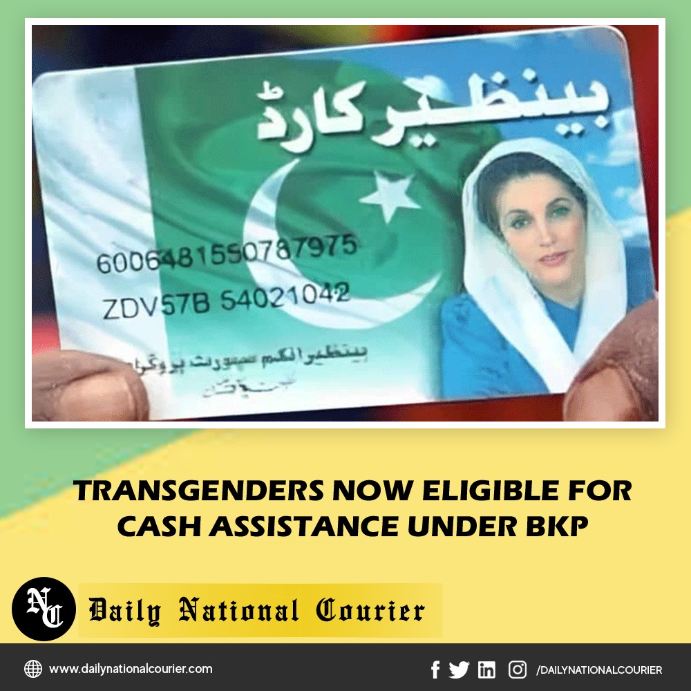 Minister for Poverty Alleviation and Benazir Income Support Programme Chairman Shazia Marri announced that transgender persons were now eligible for receiving cash assistance under Benazir Kafalat Programme (BKP).
dailynationalcourier.com/news/transgend…
#Transgender #SindhGovt #incomesupport