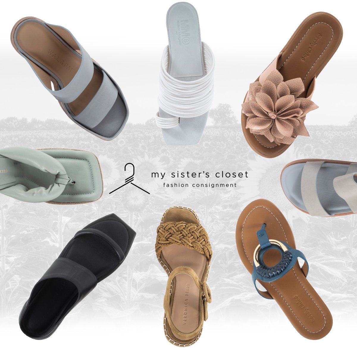 Get ready for sandal season at our spring unveiling on February 4th!

Shop online at the link in our bio.

#spring2023 #springunveiling #spring #shoes #sandals #designershoes #designerclothing #womensclothing #designerjacket #consign #mysisterscloset #designer #consignment