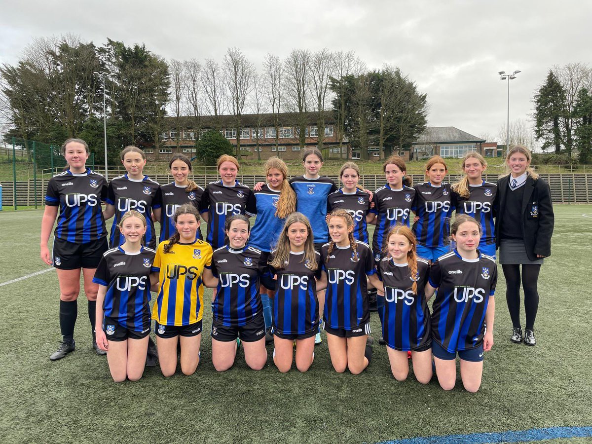 OLSPCKPE's tweet image. Well done to our senior girls football team who won their @ElectricIreland 2nd round @NISchoolsFA draw against @GirlsModel! Excellent attitude from both sides! 💙🖤 #teamknock