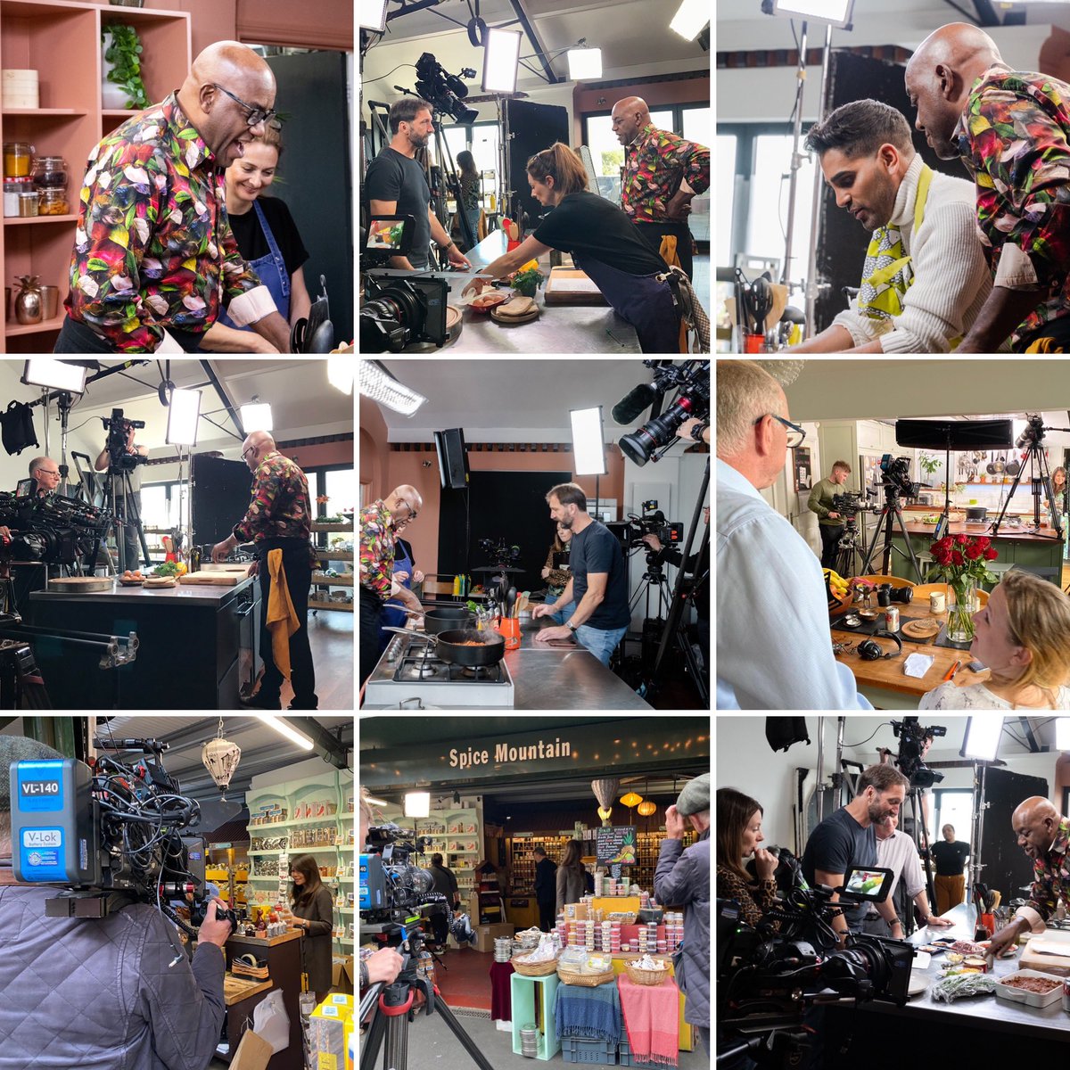 RockOysterMedia (@media_oyster) on Twitter photo Thank you for watching the first episode of <a href="/AinsleyFoods/">Ainsley Harriott</a> Fantastic Flavours. We thought you’d enjoy some behind the scenes pics 📸 We hope you have a great week!
#ainsleysfantasticflavours #ainsleyharriott #newseries #behindthescenes #tvproduction #tvcrew #lightscameraaction Thank you for watching the first episode of <a href="/AinsleyFoods/">Ainsley Harriott</a> Fantastic Flavours. We thought you’d enjoy some behind the scenes pics 📸 We hope you have a great week!
#ainsleysfantasticflavours #ainsleyharriott #newseries #behindthescenes #tvproduction #tvcrew #lightscameraaction
