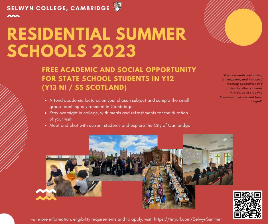 Selwyn College Outreach tweet media