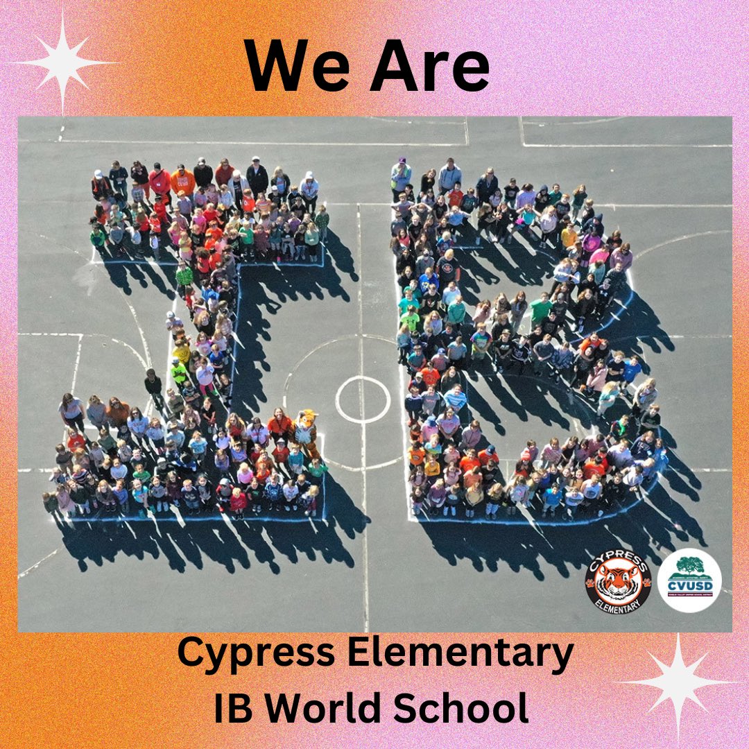 Cypress has been on a journey for the past three years to earn this official designation. We are proud to be the only school in Ventura County to receive this certification. #cypresscubs #ibworldschool #cvusdforward