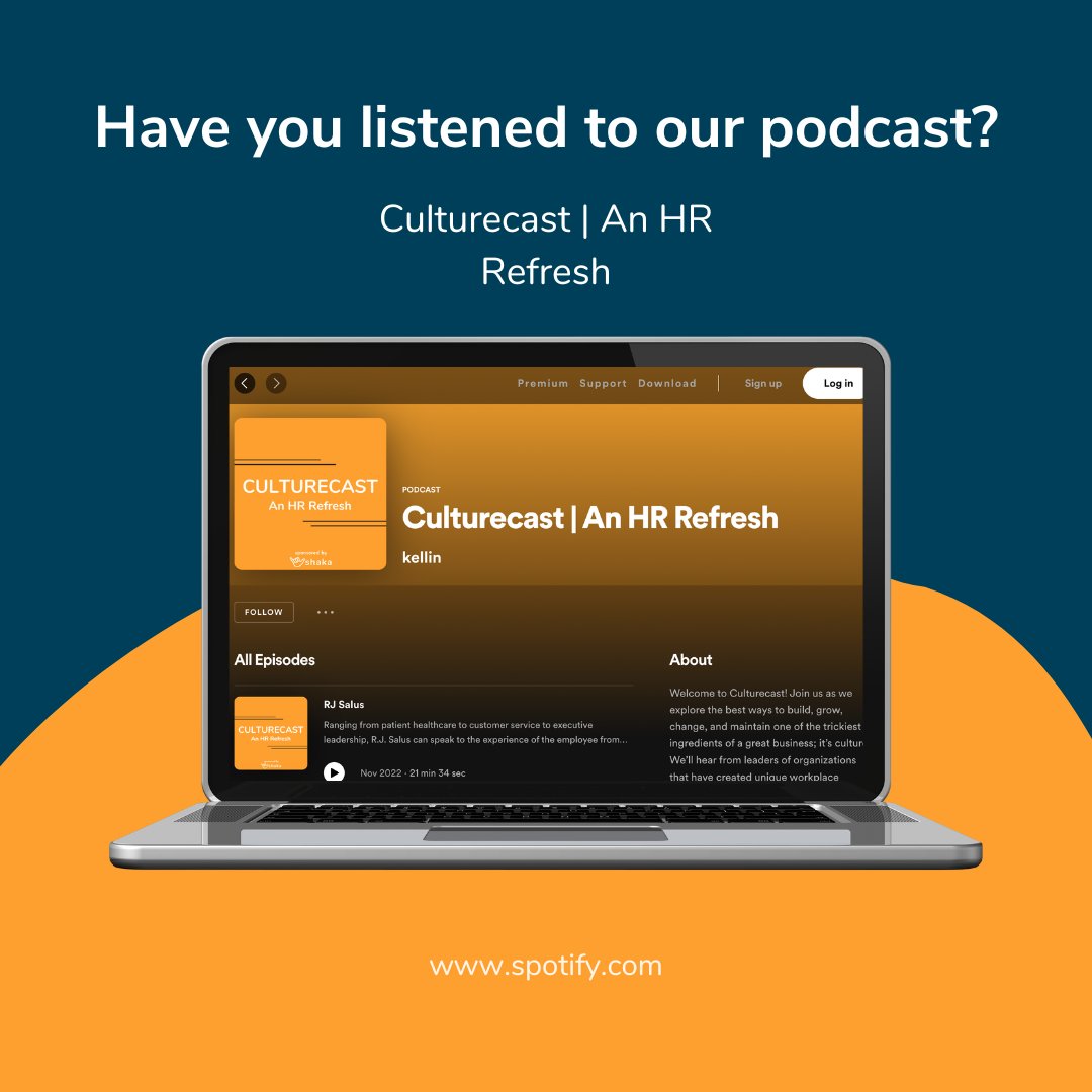 JoinShaka's tweet photo. Have you tuned into our podcast 'Culturecast | An HR refresh' on Spotify yet? Let us know your thoughts in the comments 🎧 

#Culturecast #HRRefresh #Podcast #companyculture https://t.co/CvKdMGVJ35