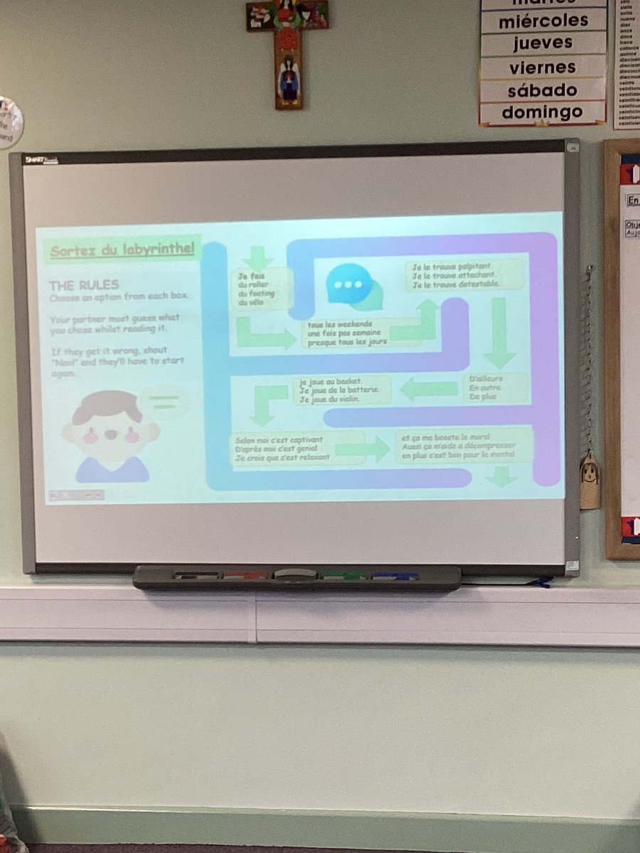 MFLOLCHS's tweet photo. Year 8 Spanish loving Sentence Stealer last week and we tried out the ‘Get out of the maze’ trapdoor activity in Year 10 French using a template from @sonrieinspanish 🇪🇸🇫🇷💬 #olchsmfl #mfllessons #mflideas #mfltwitterati https://t.co/y6aJCiZDOJ