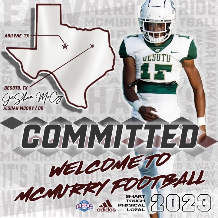 ayyoojayy4's tweet photo. 1000% Committed !!! @McMURRYFOOTBALL @coachdrecortez @FootballDesoto @CoachSweeny https://t.co/3gHopknsRj