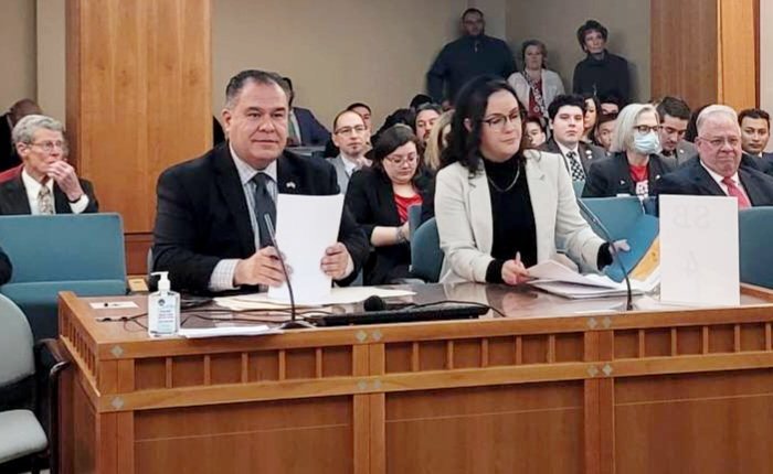 SenPadilla's tweet photo. Proud to report that Senate Bill 4, Universal Free Breakfast and Lunch for all New Mexico students cleared its first major hurdle today, 7-0. @ABQJournal @KOB4 @koat7news @krqe @SantaFeReporter  @SFNewsReporter @senpadilla @nmsenatedems #nmpol #nmleg https://t.co/Uwr9NvTkYM
