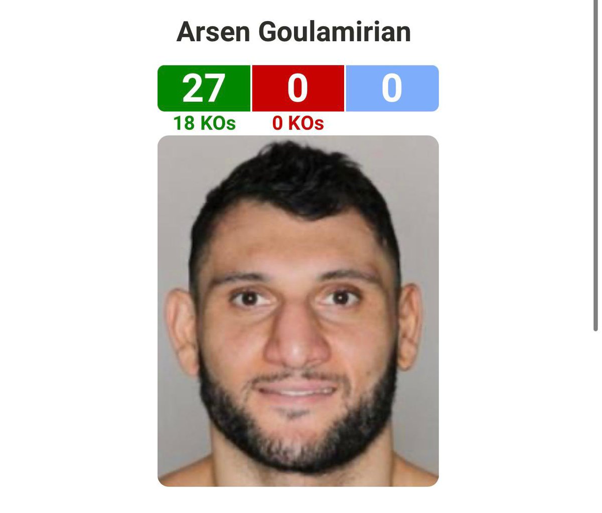 Yo @arsen_feroz I want to fight, stop ducking me, let’s make a fight happen, you’ve had that belt since 2018 and fought nothing but bums. I’ll come to Paris or Armenia, whatever you want. Let’s fight, no more ducking