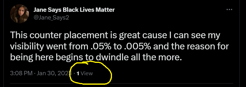 Jane Says Black Lives Matter tweet media