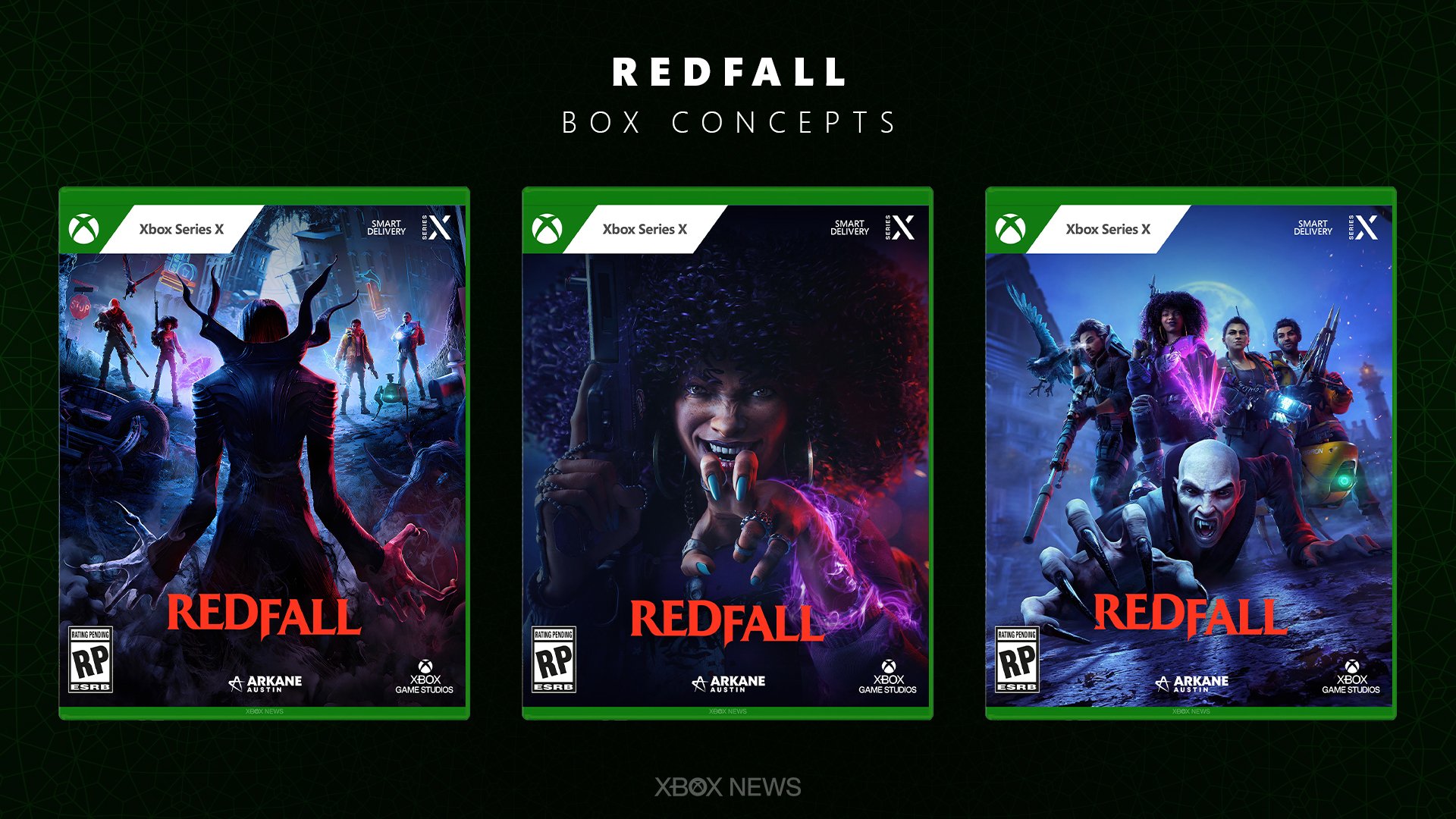 XB News (Not affiliated with Xbox) on X: After last week's Redfall gameplay overview, I can't wait for 2 May! Here's some Box Art concepts, which one is your favorite? /