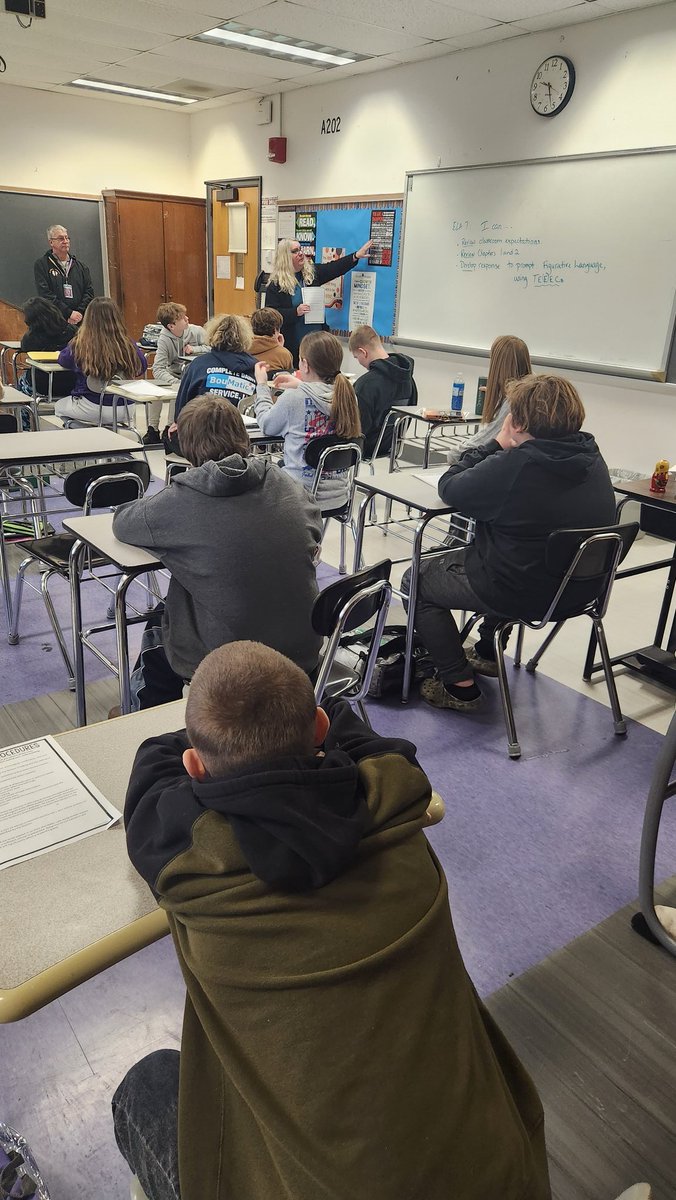 Revisiting classroom expectations for the first day of the new marking period! 💪 <a href="/ClydeSavannah_/">Clyde-Savannah CSD</a>