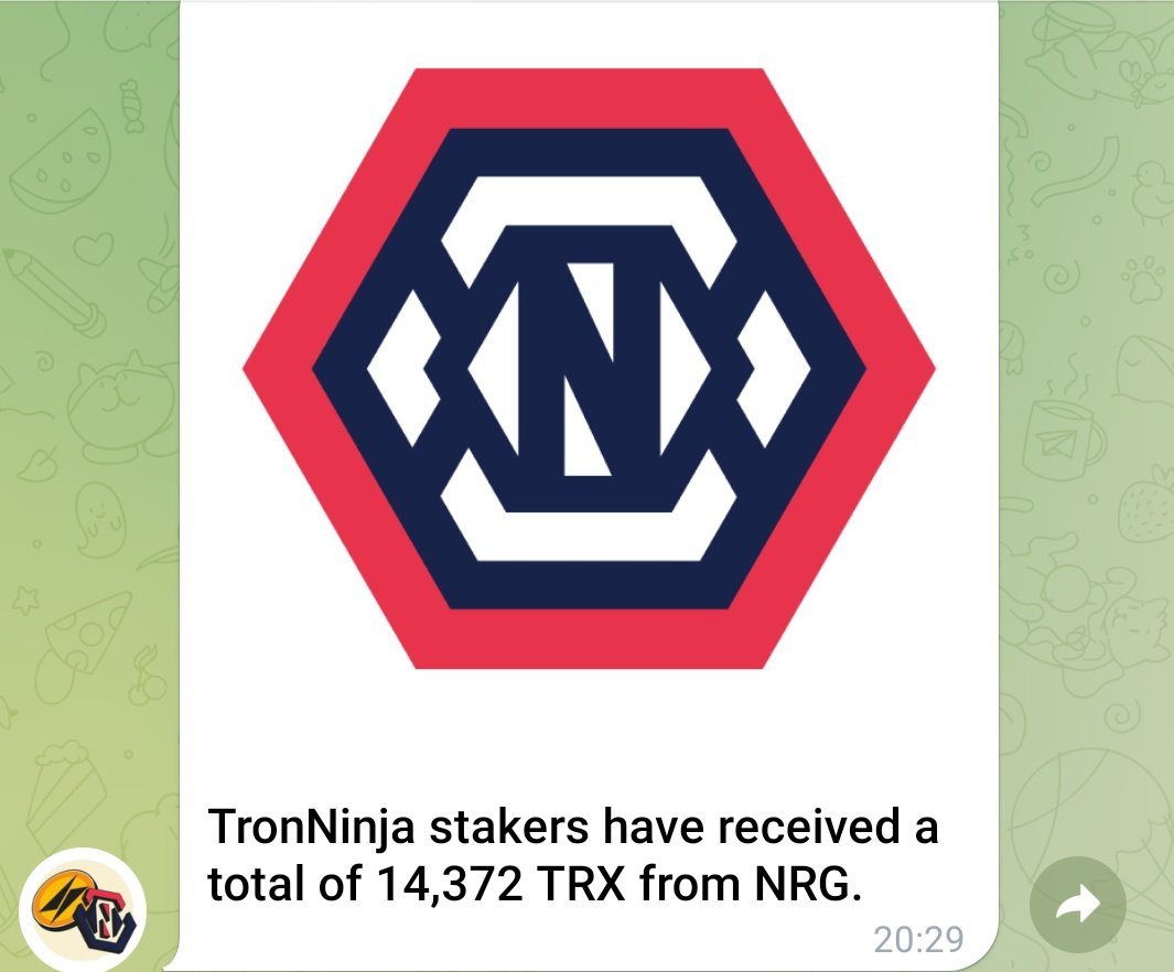 Do you know @TronNRG #generates more than 61k #trx to the #providers And more than 14k #trx to #NinjaStaking in @TronNinjas 

#TronStrong #PassiveIncome #EarningsSeason