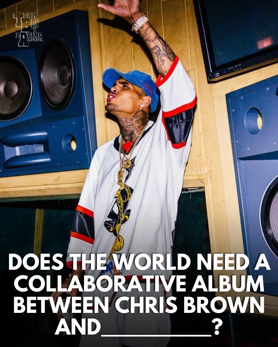 Chris Brown at next to___________?  👀
