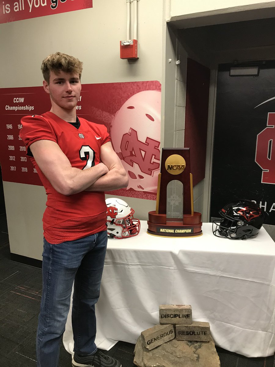 _dgerbs's tweet photo. I had a great time visiting North Central College today. Thank you @CoachFehrle for the invite and the tour! @football_ncc #gocards https://t.co/65jSmsspHl