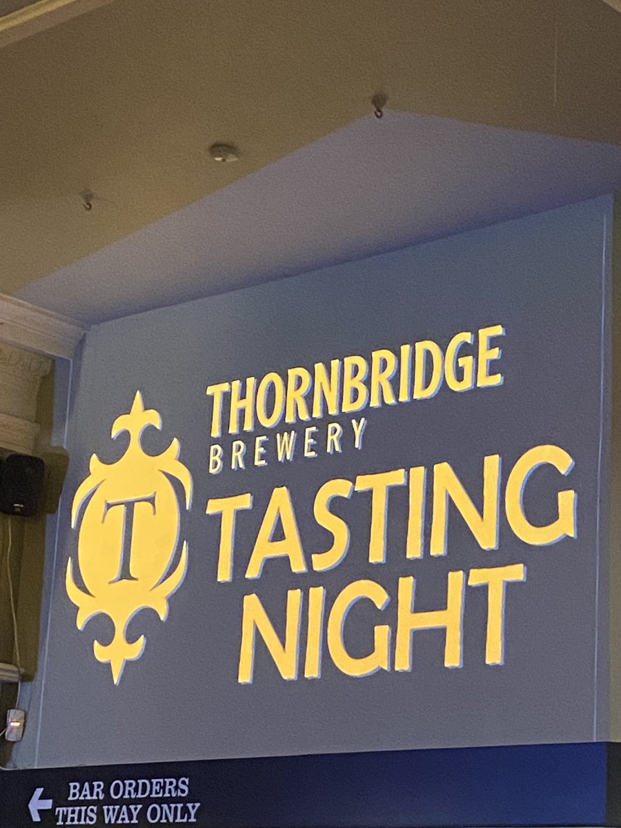 IBW2311's tweet photo. Fantastic way to spend a Monday evening. Thanks to @thornbridge &amp; @HarveyLeonards https://t.co/5HIA08nCv0