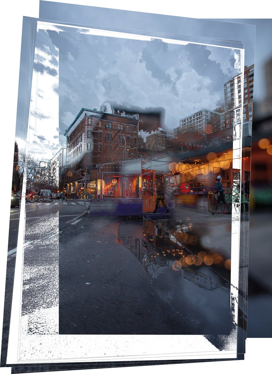 tommymintz's tweet photo. Happy #NFTMintMonday 1/30/23! I’m pleased to present    “Sunset over Shukette” 

https://t.co/3K87NLbImn

This time lapse collage was generated from 15 photographs compared by the Automated Digital Photo Collage program. 

#techspressionism https://t.co/bKOhP7tlqo