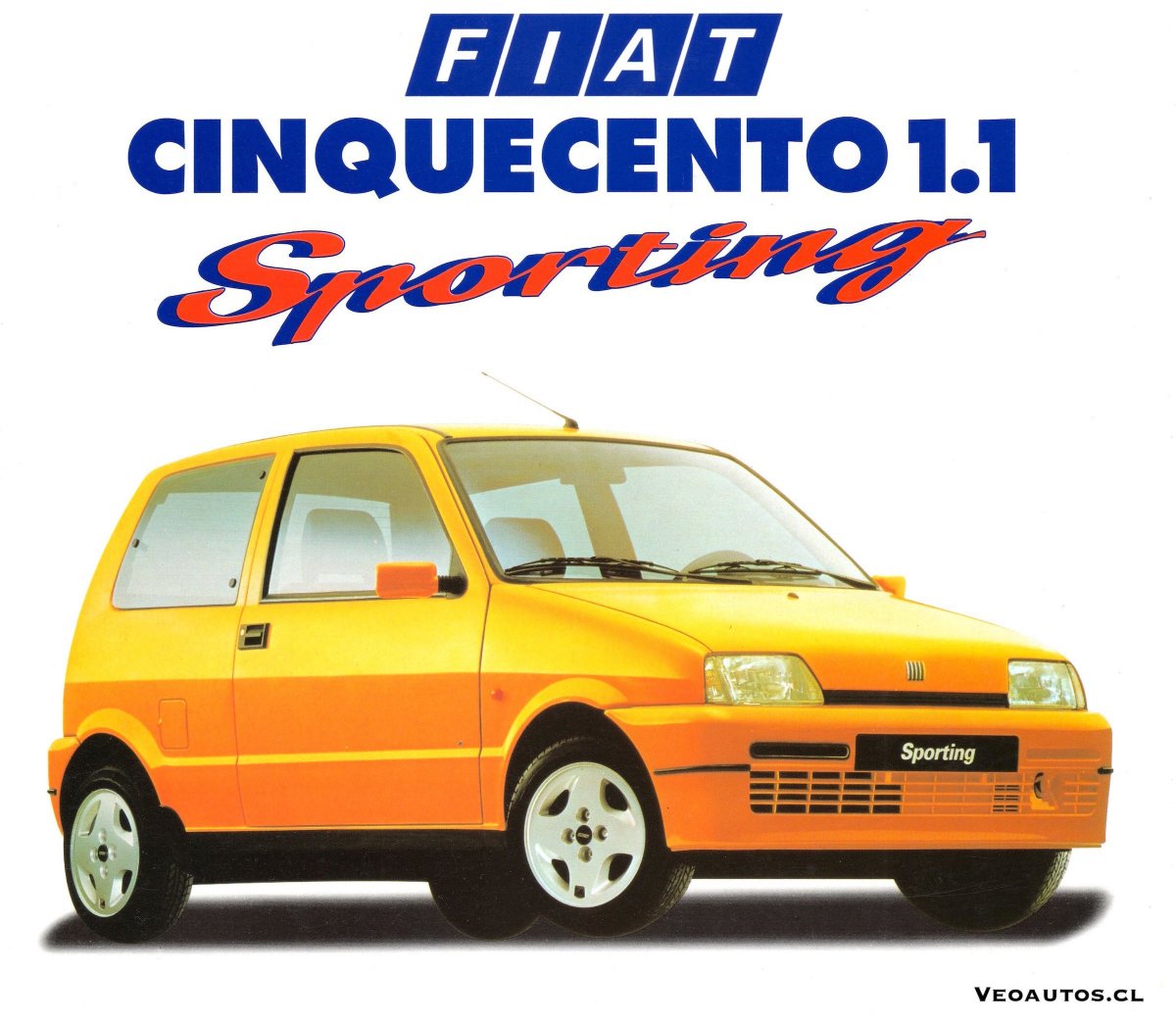 VeoAutos's tweet photo. #Veoautosdeldía FIAT Cinquecento 713 unidades 0km vendidas en Chile, entre los años 1996 y 1997, motorización 1.1L (1.108 cc) de 54 CV
+ Info ➤https://t.co/gbu4WiDBOZ
#fiatcinquecento #fiatchile @FIATchile @addict_car @thecarfactoids @RiveraNotario @fiat_fan_club https://t.co/BVGG2PUOZW