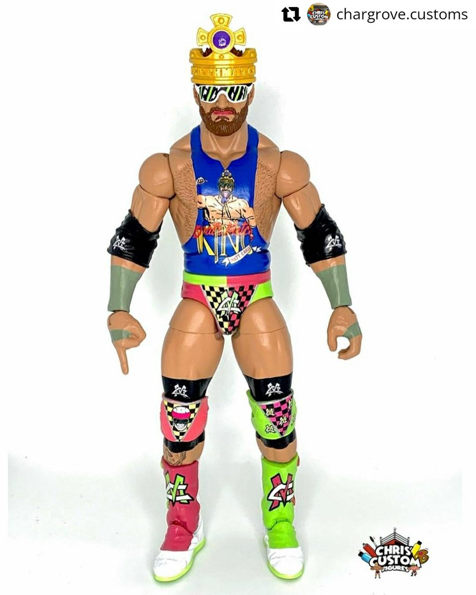 MajorWFPod's tweet photo. Check out this INSANE hand-painted "Death Match King" @TheMattCardona custom figure by Chargrove Customs!

Watch the Death Match King's return at #FWFLive4 on @PremierSN at https://t.co/aW7yudqRBF!

Pick up the #MajorBendies Merch Table Exclusive when Matt comes to your town! https://t.co/onZta24sdX