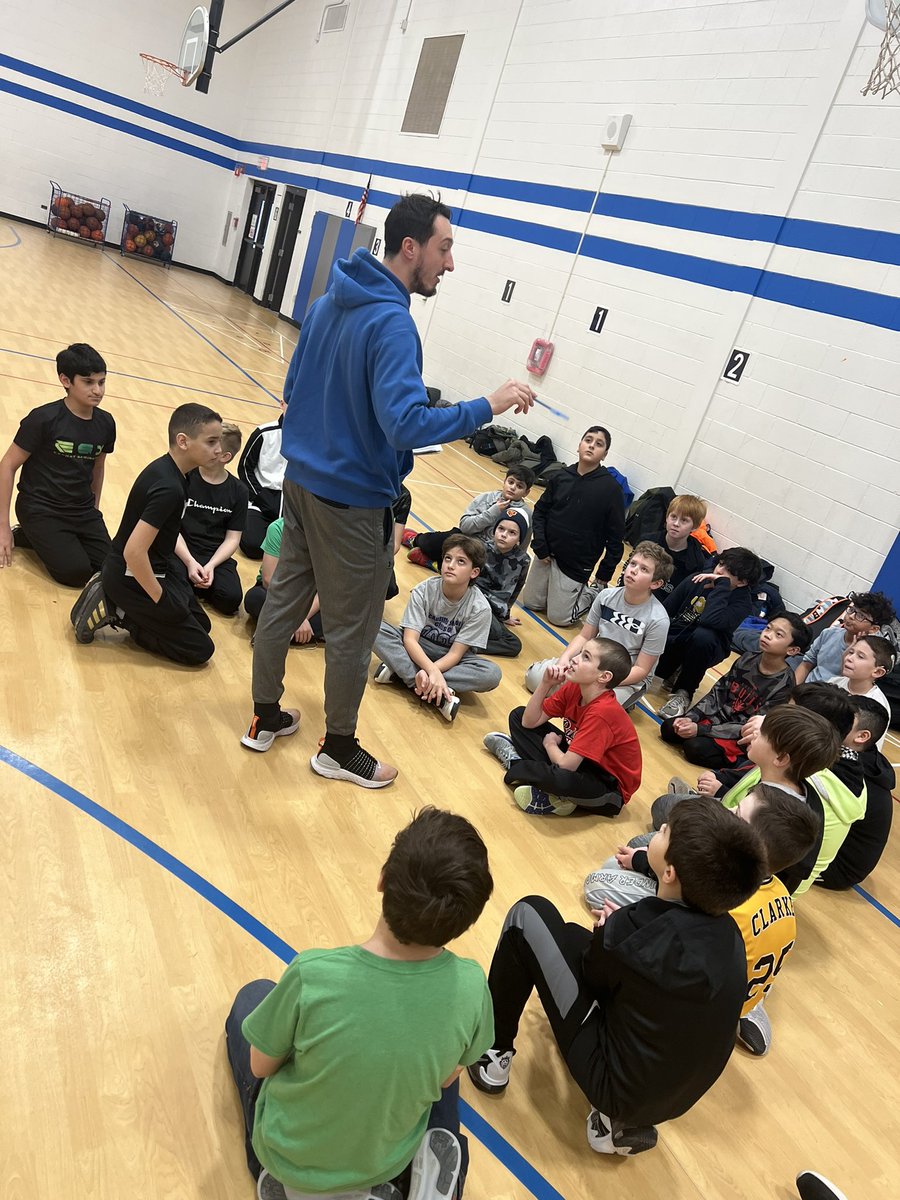 Our fifth grade boys’ basketball team is starting their season with their first practice! They will learn the basic skills of basketball and then play intramural games with the rest of the elementary buildings across <a href="/KirbySD140/">KSD 140</a> . #KirbyONE40 #McAuliffeProud