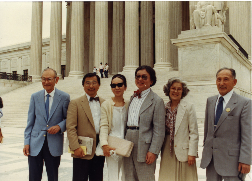 DenshoProject's tweet photo. In the 1980s, a legal team filed a petition to overturn #Korematsu’s conviction on the grounds that the Supreme Court had made its decision based on false information. It was officially vacated in 1983. https://t.co/QyYz7bHeWZ
