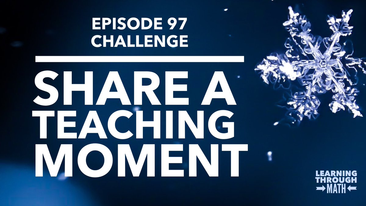 There’s still time to share a memorable teaching moment with us for Ep.100! Fill out the form on our 📌 post. Multiple entries are ok, too!

Will you take the challenge?  #iteachmath #math  #MTBoS #elemmathchat #MSmathchat #HSmathchat #takethechallenge #LearningThroughMath
