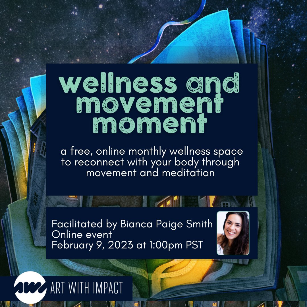 Feeling disconnected or anxious? Do you crave community and a pause from the daily grind? Join us on Thursday, February 9 at 1pm PST for a virtual movement and wellness workshop facilitated by 
@biancapaigesmith Register: bit.ly/movement-feb20…