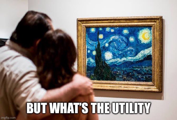 Stole this from <a href="/Joanwestenberg/">Joan Westenberg</a>, so true 😂 your #Cryptofruit doesn’t do anything, you can’t even eat it, but you OWN A DIGITAL BANANA (or other fruit) what more could you want?! 😁 not every NFT has to be a ticket to a worthless token. Sometimes it’s just art &amp; that’s ok 🍌