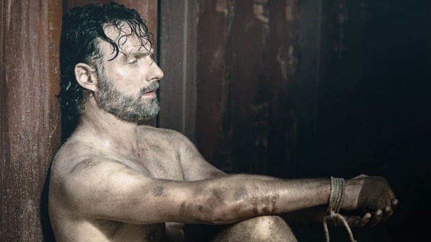 ricksprickk's tweet photo. kidnapped rick was such a look 🧎‍♀️ https://t.co/DK9TK0SFQw