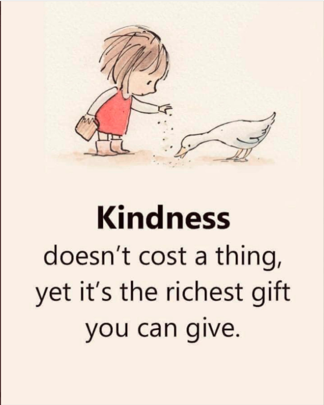 BarbArmstrongCS's tweet photo. #KindnessMatters. Period.

#sundayvibes https://t.co/q9e5in1bgL