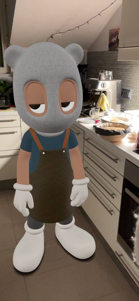 PorScherb991S's tweet image. Late night bake with this dude #beast @akidcalledbeast #GFBread