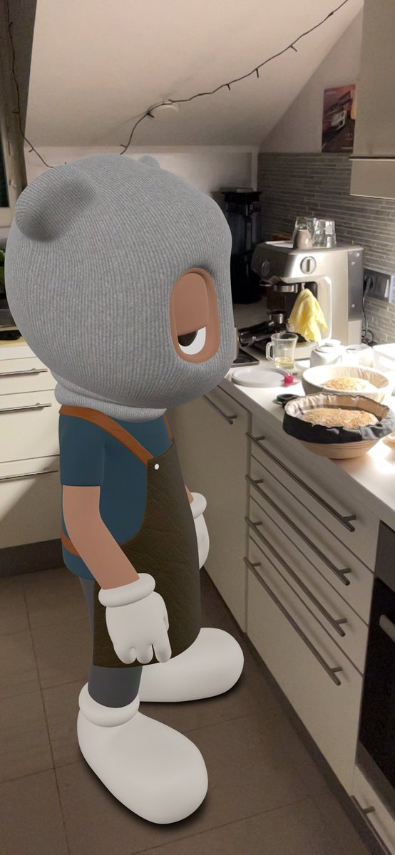 PorScherb991S's tweet image. Late night bake with this dude #beast @akidcalledbeast #GFBread