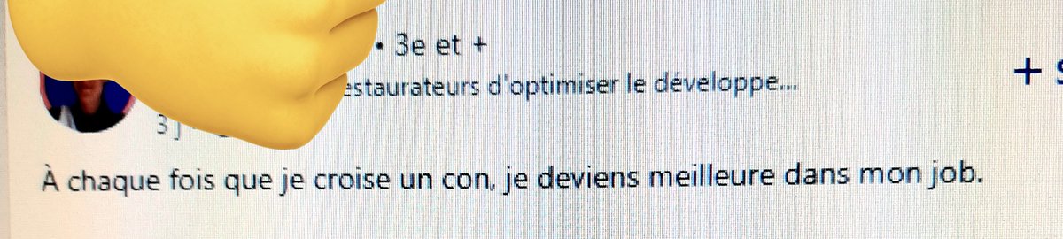 ldegallaix's tweet photo. Meilleure citation vue sur LinkedIn...😅😅👍 ! https://t.co/XKnapdMiNB