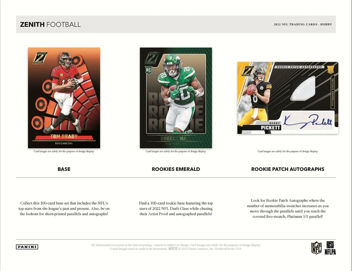 KnTSportscards's tweet photo. New Release Panini Zenith Football #newrelease #cardshop #kntsportscards #paniniamerica #zenithfootball #cardshopfl #whodoyoucollect #lcs https://t.co/5FzvyEiOzb
